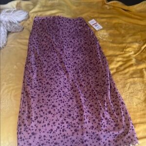Floral Purple Skirt